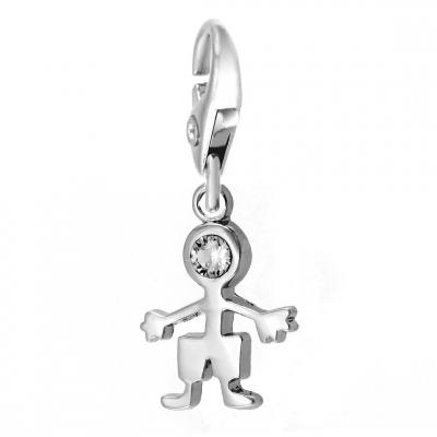 SO CHARM BIJOUX Charms Et Perles So Charm - CH0445-ARGENT - Charm Gar&ccedil;on