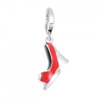 SO CHARM BIJOUX Charms Et Perles So Charm - CH0447-ARGENT - Charm Chaussure Rouge