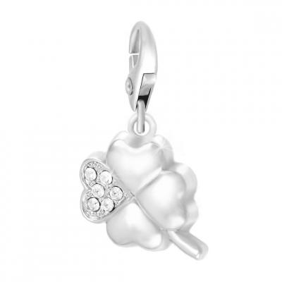 SO CHARM BIJOUX Charms Et Perles So Charm - CH1005-ARGENT-BLANC - Charm Tr&egrave;fle