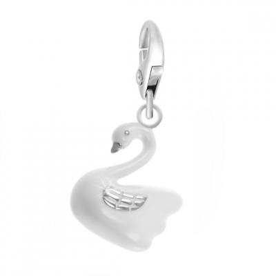 SO CHARM BIJOUX Charms Et Perles So Charm - CH1149 - Charm Cygne Blanc