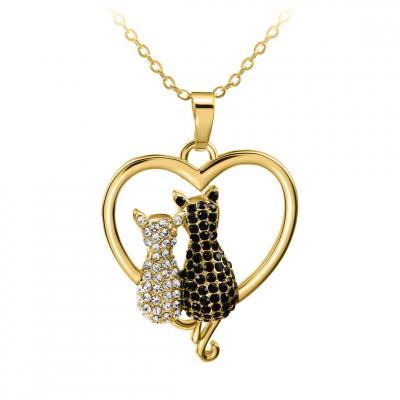 SO CHARM BIJOUX Collier Femme So Charm - B1563-DORE - Collier Chat Dor&eacute;