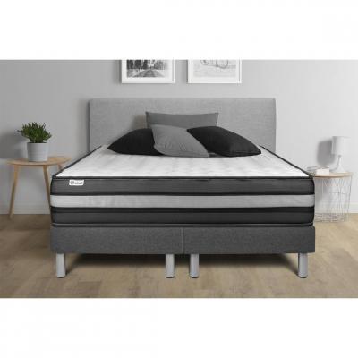 VITALIT Ensemble matelas sommier vital power zen 180 x 200 cm - Couleur: Gris - Gris