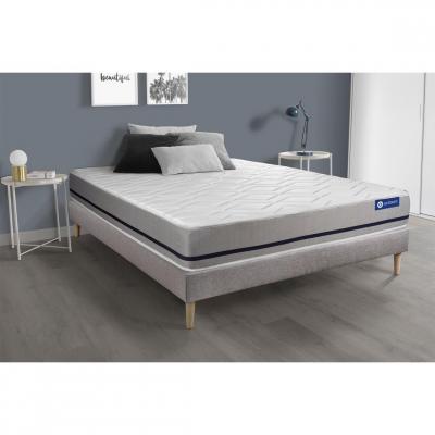ACTISOM Matelas + sommier 140x200 ressorts ensach&eacute;s  - Actiflex soft