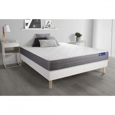 ACTISOM Matelas + sommier 180x200 latex et m&eacute;moire de forme  - Actilatex dream