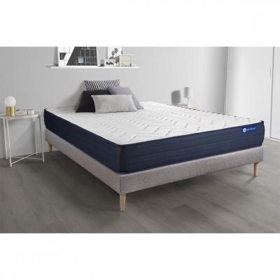ACTISOM Matelas + sommier 90x200 latex et m&eacute;moire de forme  - Actilatex life