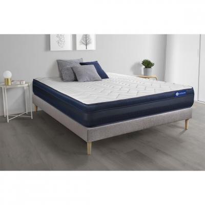 ACTISOM Matelas + sommier 140x200 latex et m&eacute;moire de forme  - Actilatex tech