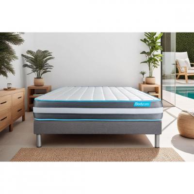 BODYCARE Matelas + sommier 140x200 m&eacute;moire de forme  Bodyform