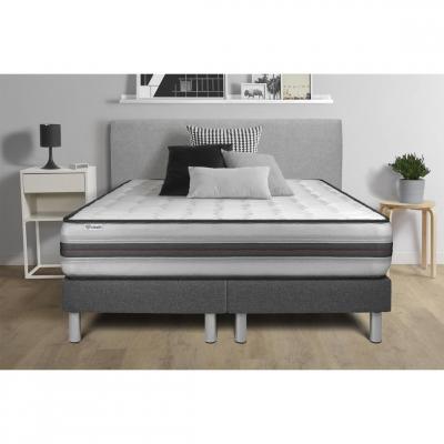 VITALIT  - Ensemble matelas sommier vitalpower recover 200 x 200 cm - Couleur: Blanc - Blanc