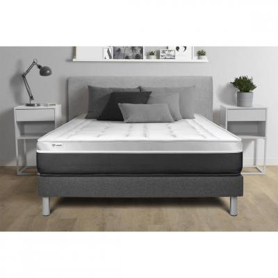 VITALIT Ensemble matelas sommier vital soft 90 x 200 cm - Couleur: Gris - Gris