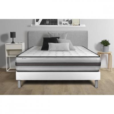 VITALIT Ensemble VITALPOWER RECOVER 140 x 200 cm sommier Kit blanc