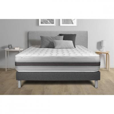 VITALIT Ensemble matelas sommier vitalspring recover 90 x 200 cm - Couleur: Gris - Gris