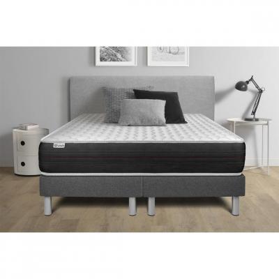 VITALIT Ensemble matelas ressorts ensach&eacute;s + sommier 180x200 cm  - VITALSPRING