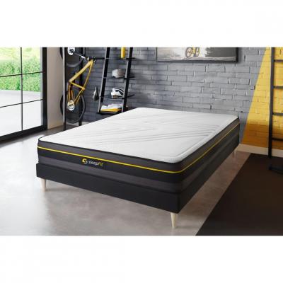SLEEPFIT Matelas 140x200 Active - Mousse &agrave; m&eacute;moire - 24 cm - Ferme