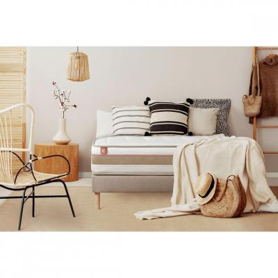 MARMOTTES & CO Matelas 200x200 Le Tendre - Ressorts ensach&eacute;s - 28 cm - Equilibr&eacute;