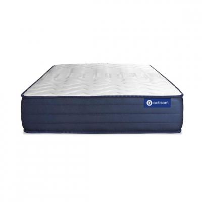 ACTISOM Matelas 120x200 cm Ressorts ensach&eacute;s et m&eacute;moire de forme