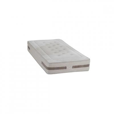 NUIT DE COTON Matelas serenade bio 140x190 cm ressorts ensach&eacute;s soutien ferme