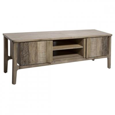 ATMOSPHERA Meuble TV bois d'acacia Banila Naturel - Naturel - 