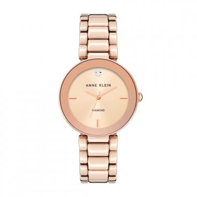 ANNE KLEIN Montre Femme  AK-1362RGRG - Bracelet Dor&eacute; rose