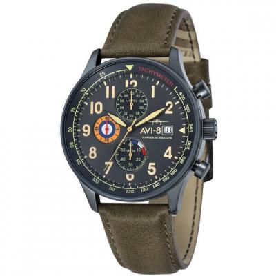  Montre AVI-8 HAWKER HURRICANE Quartz Chronograph - AV-4011-0E Noir
