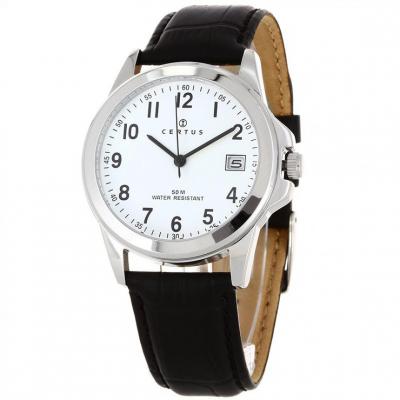 CERTUS Montre  610724 - Montre Cuir Noire  Montres