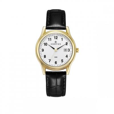 CERTUS  Femmes Analogique Quartz Montre avec Bracelet en Cuir 646500