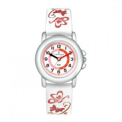 CERTUS Montre Fille  647545 - Bracelet Cuir Blanc