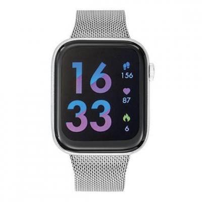TEKDAY  Montre connect&eacute;e Mixte  - 656512 Bracelet Acier Argent