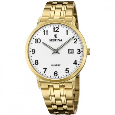 FESTINA Montre Homme  ACERO CLASICO F20513-1 - Bracelet Acier Dor&eacute;