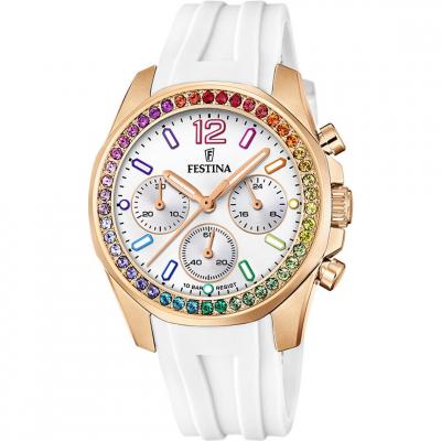 FESTINA  Boyfriend Rainbow F20611/2 Montre Quartz Femme