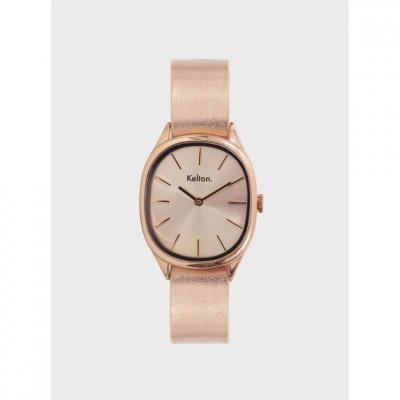 KELTON Montre Femme  Colorama 9123382-203-203 - Bracelet Cuir Or Rose