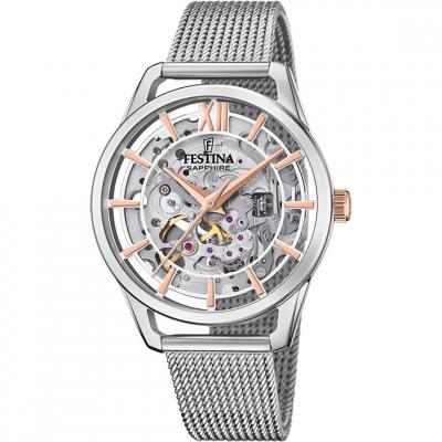 FESTINA Montre Femme  AUTOMATICO F20627-1 - Bracelet Acier