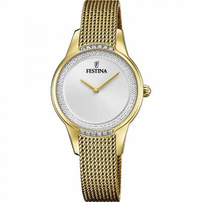 FESTINA Montre femme  F20495-1 - Bracelet Acier Dor&eacute;