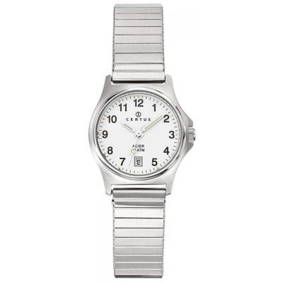 CERTUS Montre  625020 - Bo&icirc;tier Acier Argent Rond Bracelet Acier Argent Femme