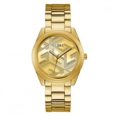 GUESS Montre femme  Cubed GW0606L2 - Bracelet Acier Dor&eacute;