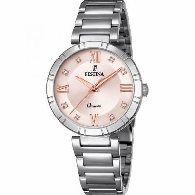 FESTINA  Quartz Montre avec Bracelet en Acier Inoxydable F16936/C