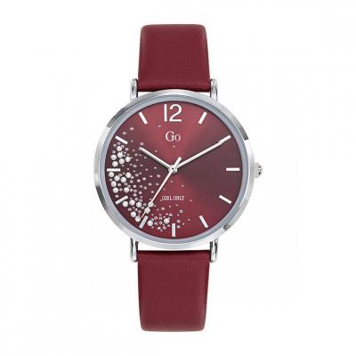 GO MADEMOISELLE Montre Femme Go Girl Only Constellation 699356 - Bracelet Cuir Rouge