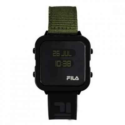  Montre multifonctions FILASTYLE 6088 FILA M&eacute;tal Vert kaki
