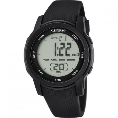 CALYPSO  Montre Homme Digital for Man digital Quartz PU noir Montre bracelet UK5698-6