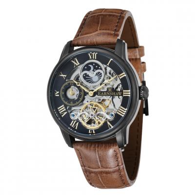  Earnshaw LONGITUDE ES-8006-08 LONGITUDE ES-8006-08 Cuir Marron
