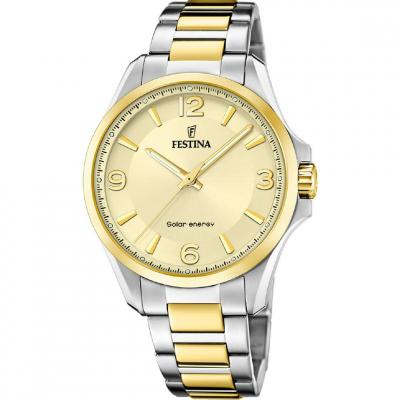 FESTINA Montre Homme  20657-2 - Bracelet Acier Dor&eacute;