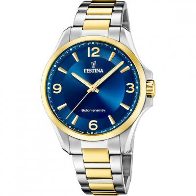 FESTINA Montre Homme  20657-4 - Bracelet Acier Dor&eacute;