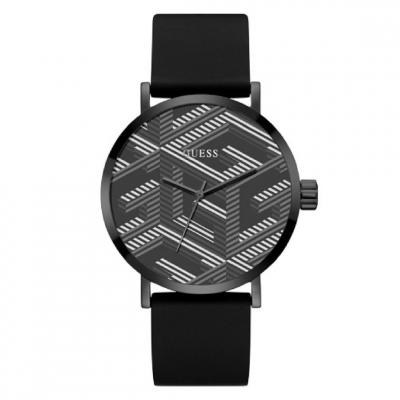 GUESS Montre Homme  G Bossed GW0625G3 - Bracelet Silicone Noir
