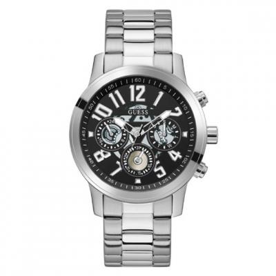 GUESS Montre Homme  Parker GW0627G1 - Bracelet Acier Argent