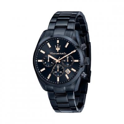 MASERATI Montre Homme  Blue Edition - Attrazione - R8873626003 Bracelet Acier Bleu