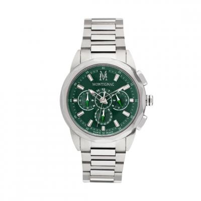 MONTIGNAC Montre Homme  - MOW906 Bracelet Acier Argent