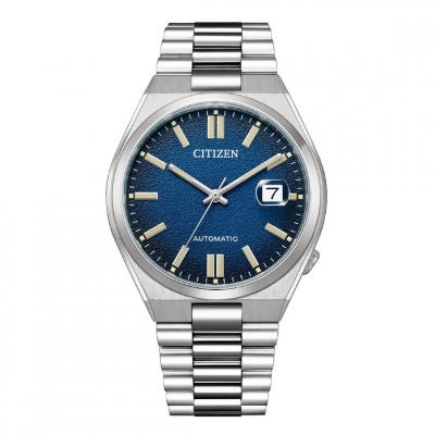 CITIZEN Montre automatique Tsuyosa Bleu vintage NJ0151-88L Gris 