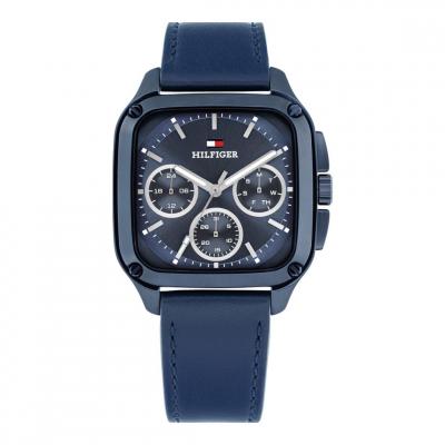 TOMMY HILFIGER MONTRES Montre Homme Tommy Hilfiger Herald - 1792219 Bracelet Cuir Bleu