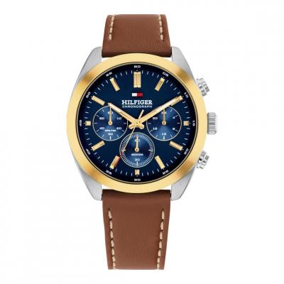TOMMY HILFIGER MONTRES Montre Homme Tommy Hilfiger Hudson - 1710720 Bracelet Cuir Marron
