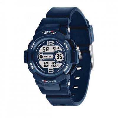 SECTOR Montre mixte  Montres EX-16 R3251525002 - Bracelet Silicone Bleu