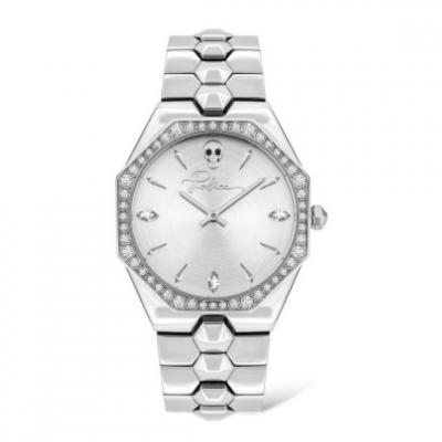 POLICE Montre femme  MONTARIA PL.16038BS-04M - Bracelet Acier Argent